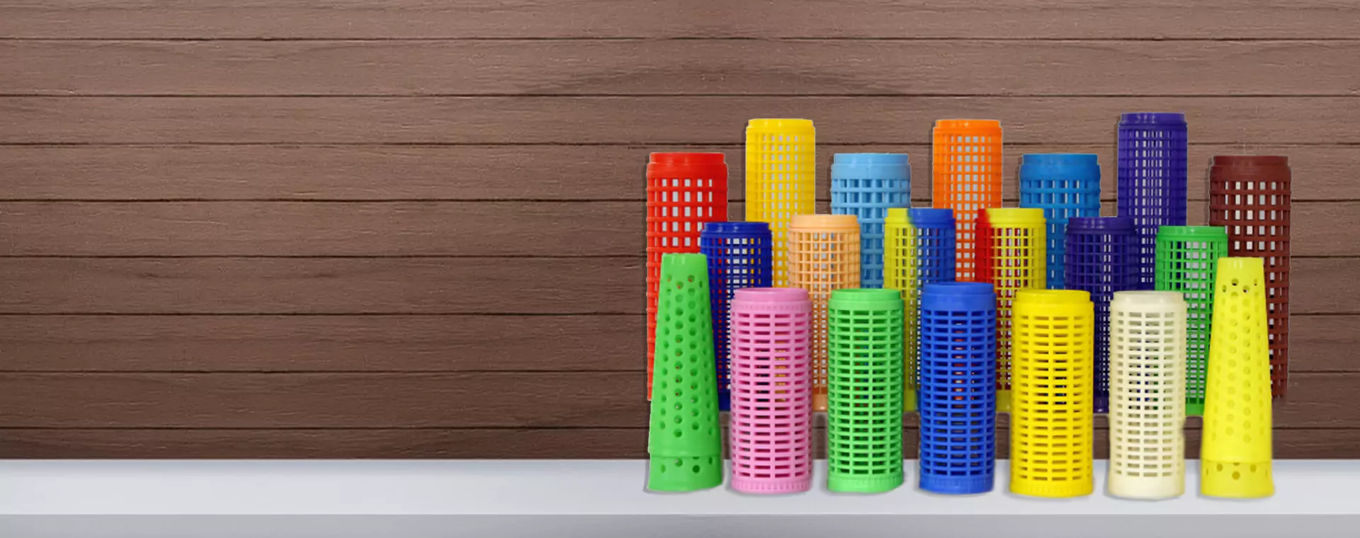 Plastic Perforated Dye Tubes